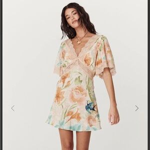 NWT Spell Painters Garden Mini Dress